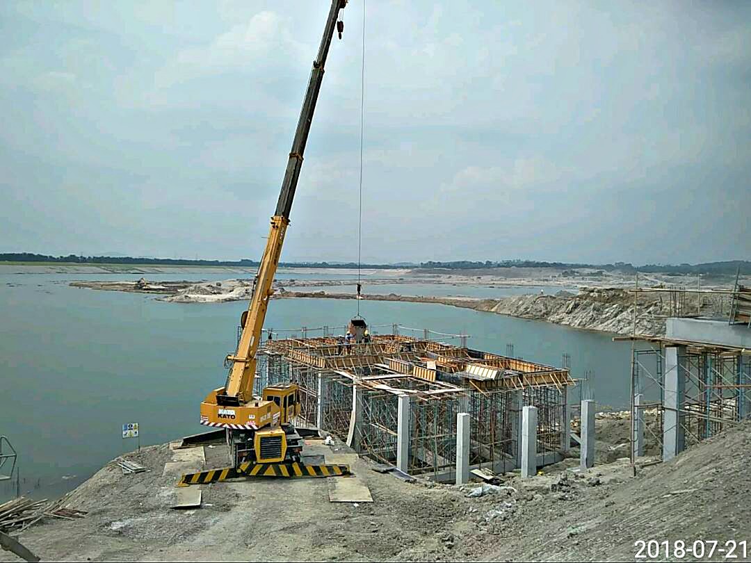 Construction Works at Jetty Intake