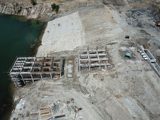 Construction works at Horas