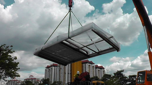 1.8m Penstock installed at IWK Pantai Dalam